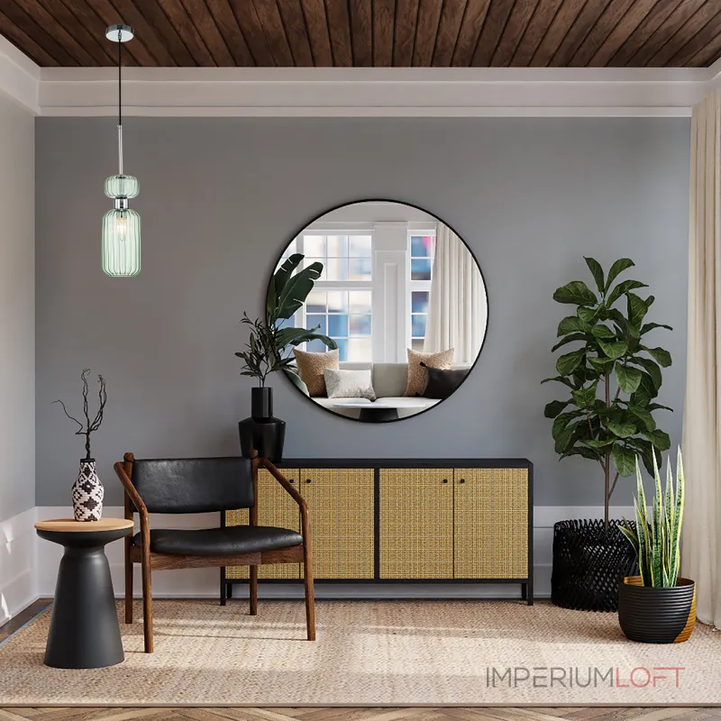Подвесной светильник Escada 1141/1S E14*60W Chrome/Green