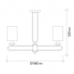Escada 10166/5PL E14*40W Chrome от ImperiumLoft