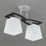 Escada 1116/2PL E27*60W Chrome/Black/White от ImperiumLoft
