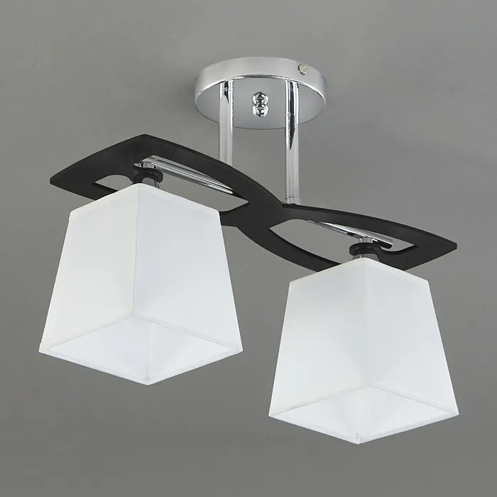 Escada 1116/2PL E27*60W Chrome/Black/White от ImperiumLoft