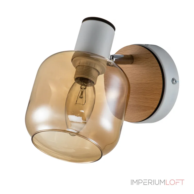 Escada 10177/1A E14*40W White/Chrome/Wood