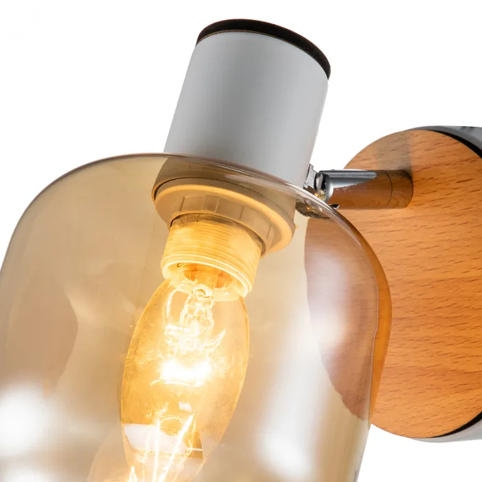 Escada 10177/1A E14*40W White/Chrome/Wood от ImperiumLoft