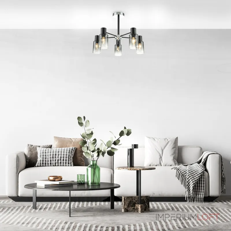 Светильник на штанге Escada 2120/5P E14*40W Black