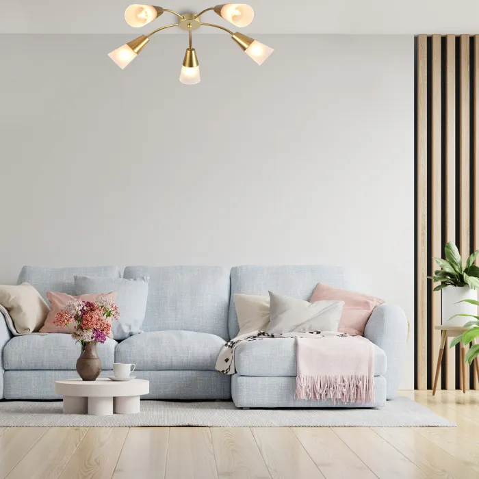 Escada 1100/5P Е14*40W Gold от ImperiumLoft