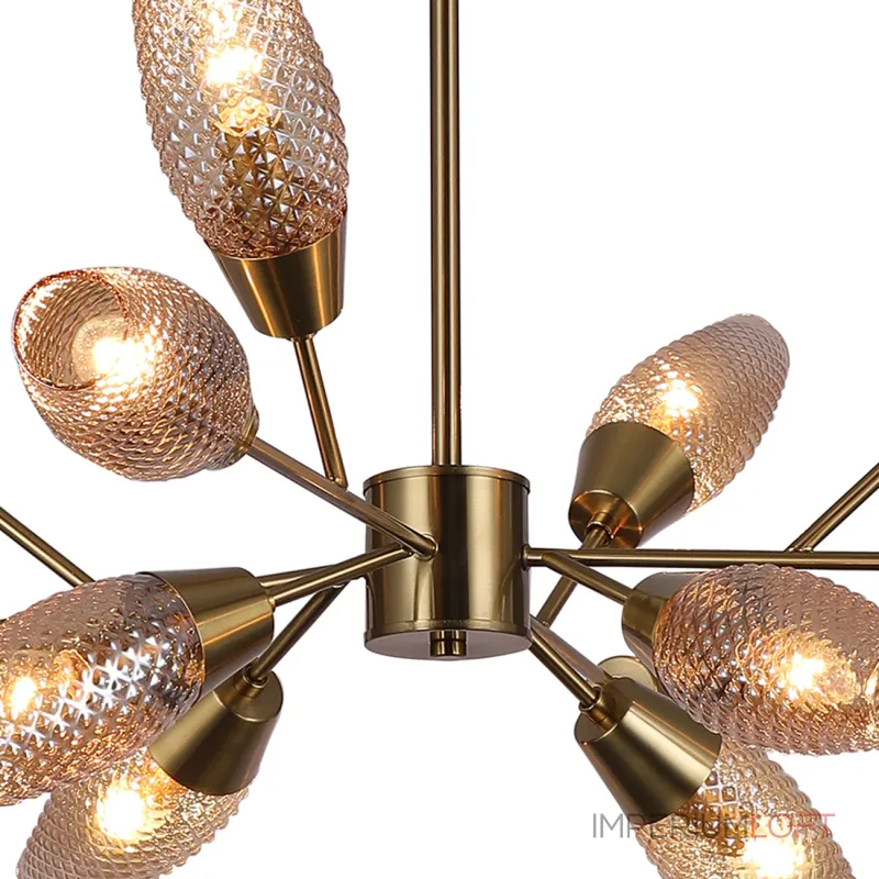 Люстра на штанге Escada DESIRE 10165/12PL Copper