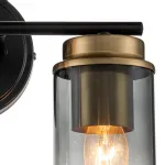 Настенный светильник Escada 2118/2A E14*40W Black/Brass