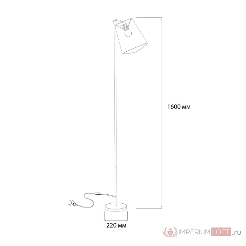 Напольный светильник Escada 10185/T E14*40W Chrome/Grey