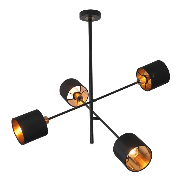 Escada 1109/4P E14*40W Black/Gold от ImperiumLoft