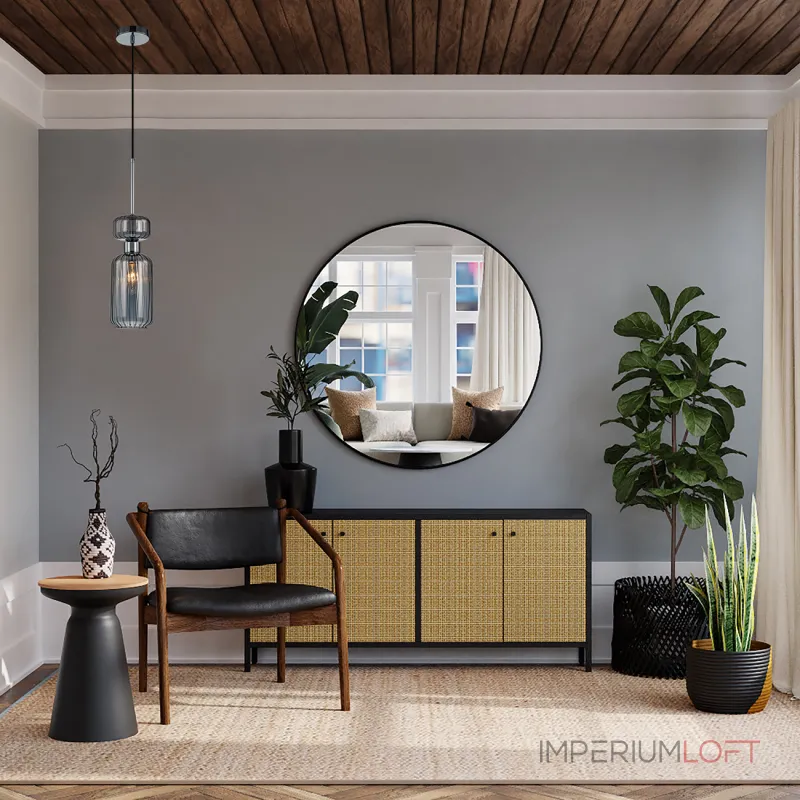 Подвесной светильник Escada 1141/1S E14*60W Chrome/Smoke