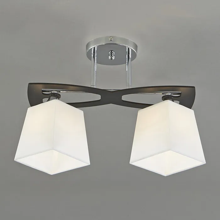 Escada 1116/2PL E27*60W Chrome/Black/White от ImperiumLoft