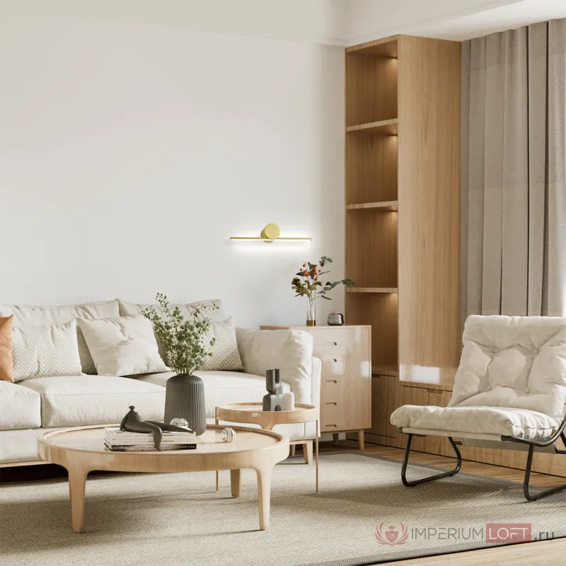 Настенный светильник Escada LINE 10281/1LED Gold от ImperiumLoft