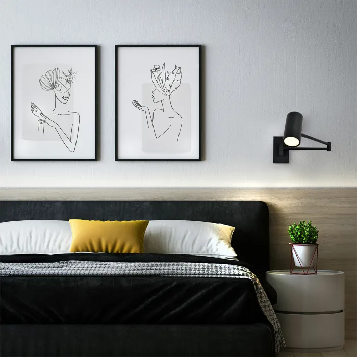 Настенный светильник Escada STIGMA 10282/1LED Black от ImperiumLoft