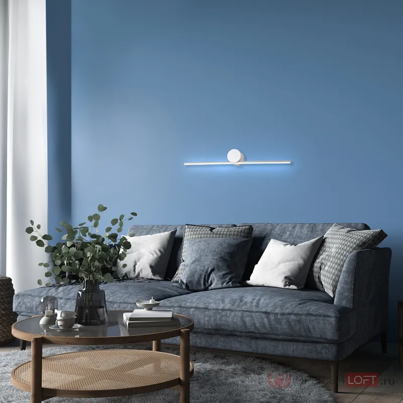 Настенный светильник Escada LINE 10291/1LED Silver от ImperiumLoft