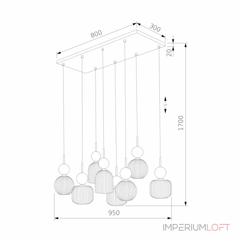 Подвесной светильник TK Lighting Sophia Green Cognac 11151 Подвесной светильник TK Lighting Sophia Green Cognac 11151