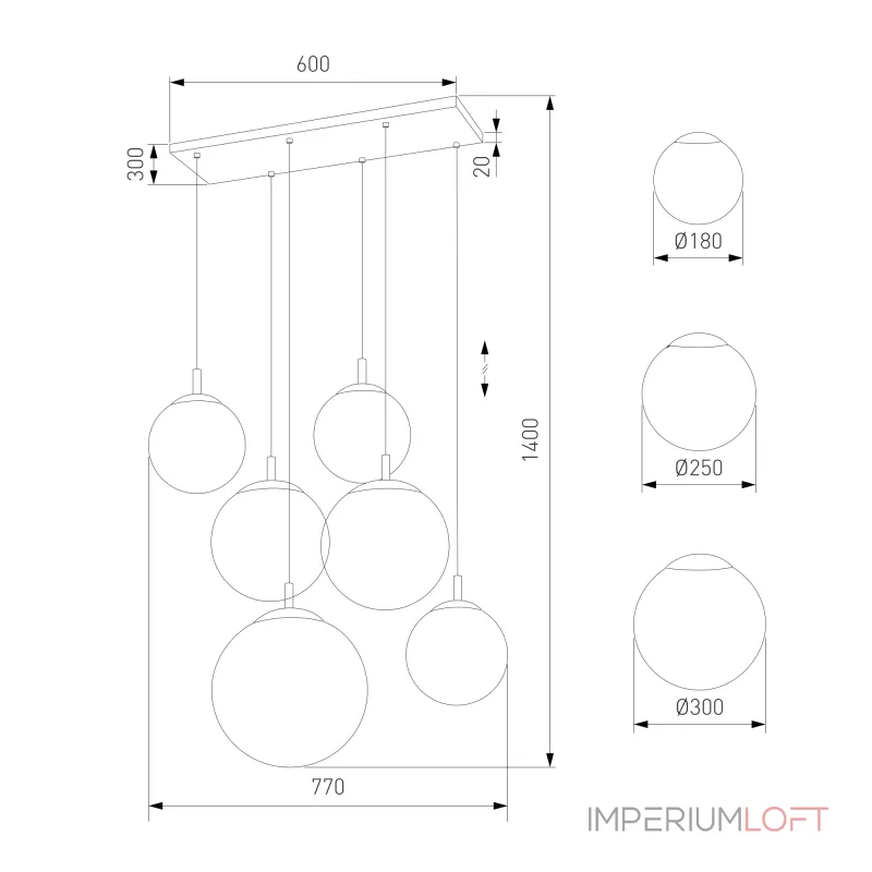 Подвесной светильник TK Lighting Esme 4793