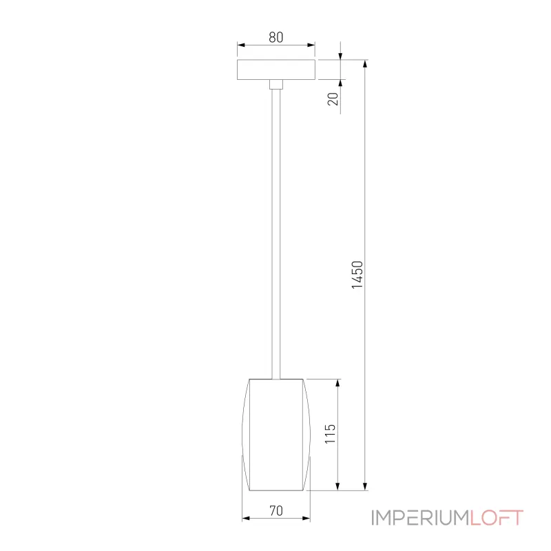 Подвесной светильник Eurosvet Bonaldo 50246/1 LED