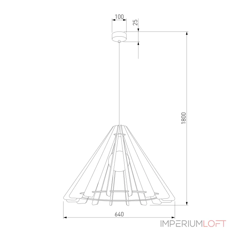 Подвесной светильник TK Lighting Eris 10436