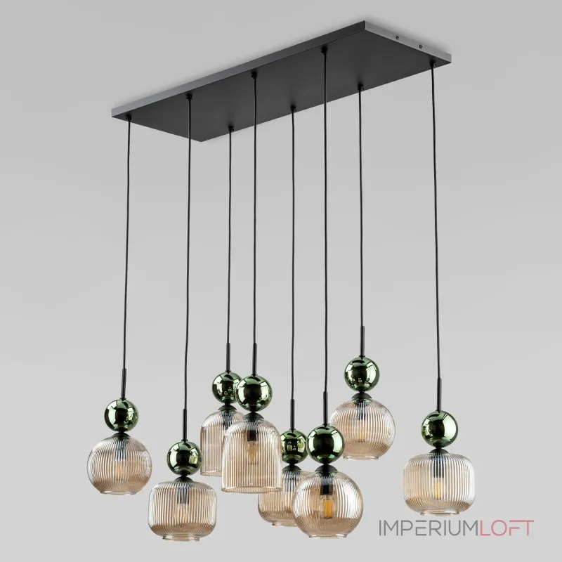 Подвесной светильник TK Lighting Sophia Green Cognac 11151 Подвесной светильник TK Lighting Sophia Green Cognac 11151