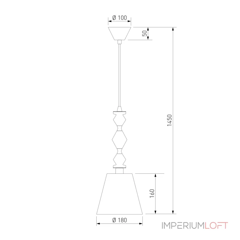 Подвесной светильник Eurosvet Olaria 104012