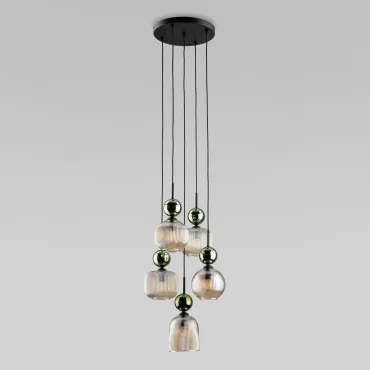 Подвесной светильник TK Lighting Sophia Green Cognac 11149