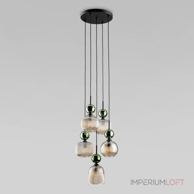 Подвесной светильник TK Lighting Sophia Green Cognac 11149