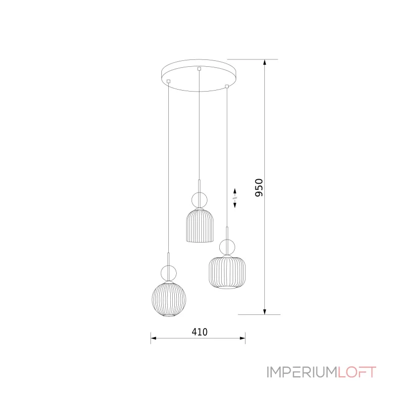 Подвесной светильник TK Lighting Sophia Cognac 11041