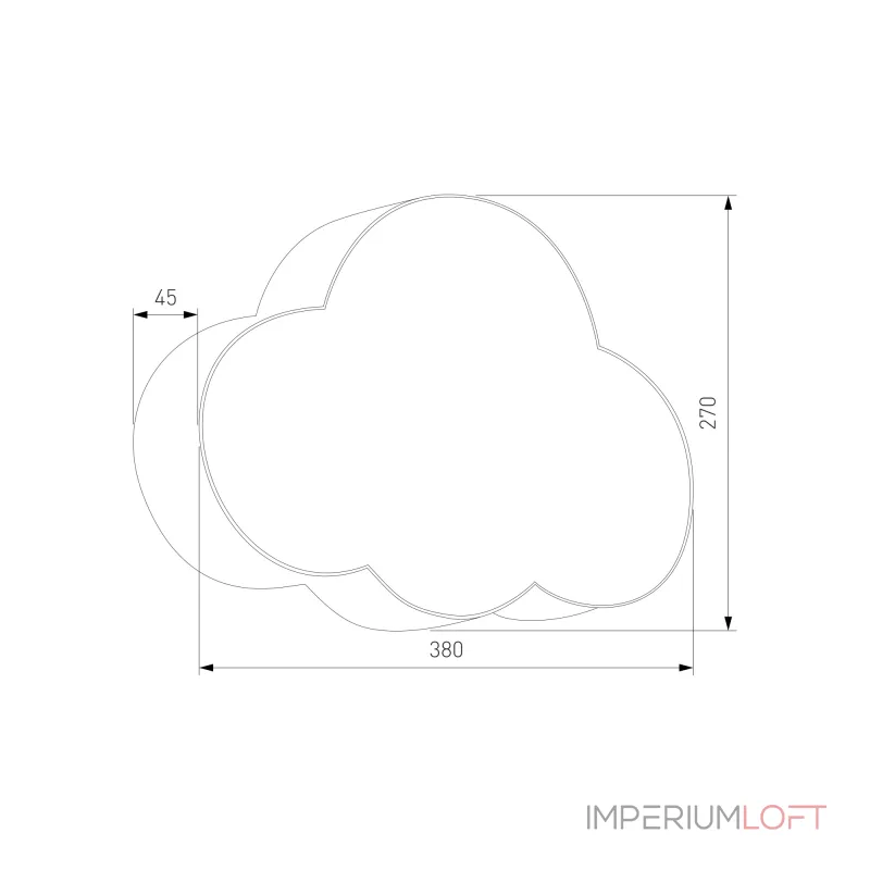 Настенный светильник TK Lighting Cloud 4967