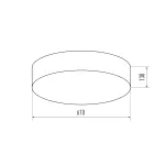 Потолочный светильник TK Lighting Rondo 81453