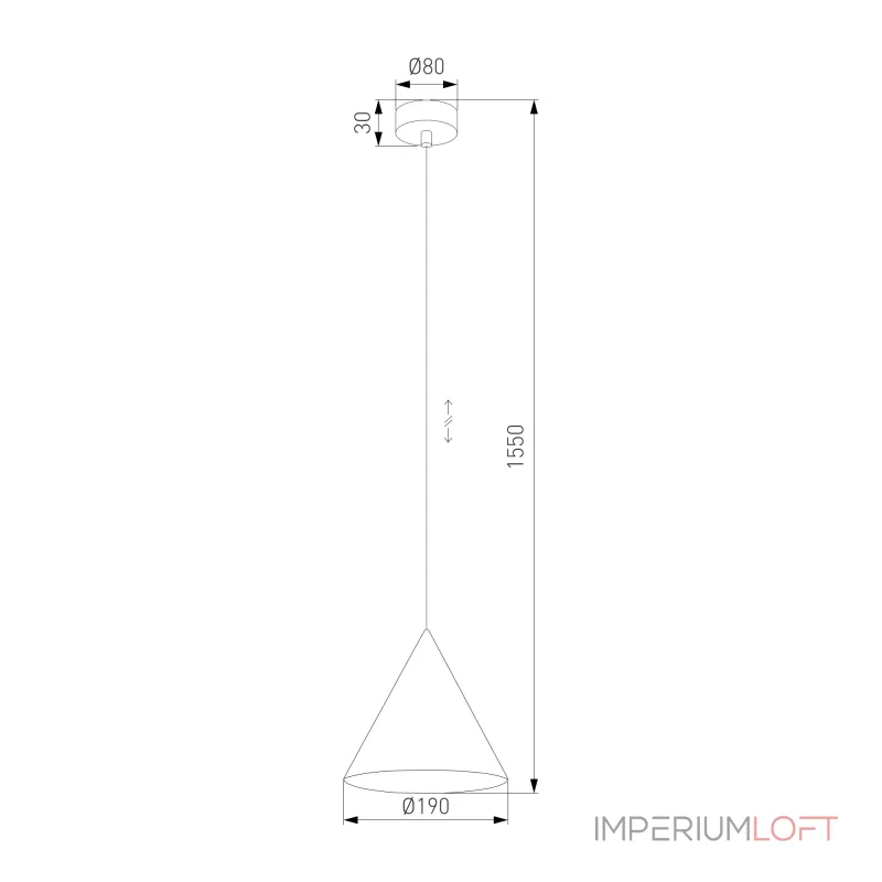 Подвесной светильник TK Lighting Cono 10007 Подвесной светильник TK Lighting Cono 10007