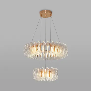 Подвесная светодиодная люстра Bogate's Farfalla 90374/2 золотой 62W 4000