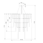 Подвесная люстра Bogate's Queen 91101 LED