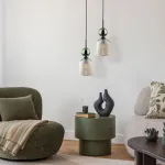 Подвесной светильник TK Lighting Sophia Green Cognac 11146