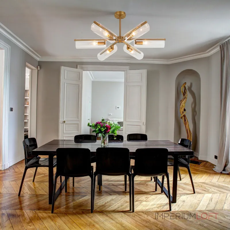 Люстра на штанге Eurosvet Trompeta 70144/6  Люстра на штанге Eurosvet Trompeta 70144/6