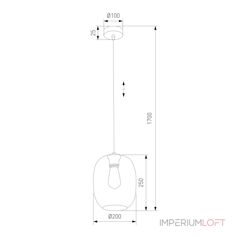 Подвесной светильник TK Lighting Elio 5971 Elio