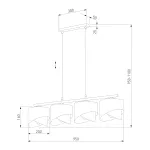 Подвесной светильник TK Lighting Grant Black 4825 Grant Black