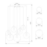 Подвесной светильник TK Lighting Esme 4794