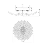 Потолочная люстра Eurosvet Flowers101015/10