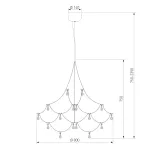 Подвесная люстра Bogate's Adit 90400 LED