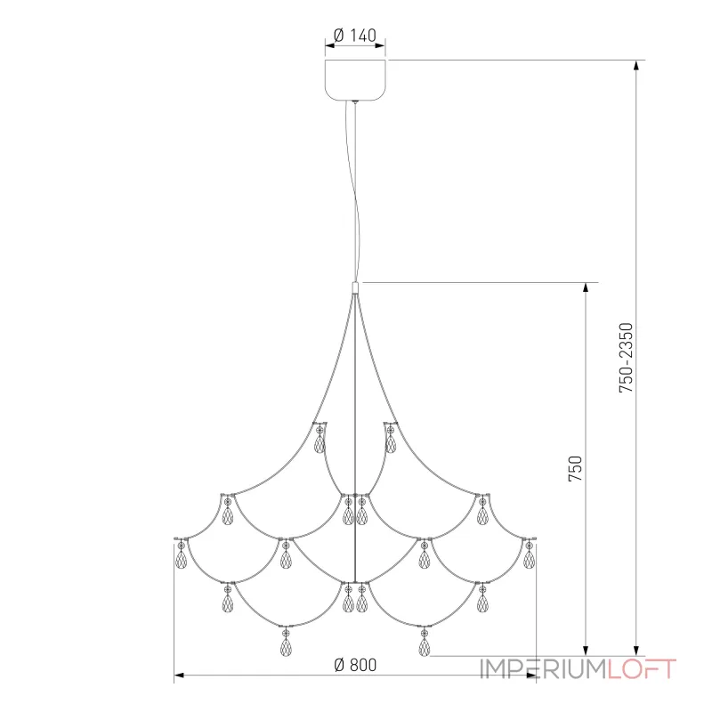Подвесная люстра Bogate's Adit 90400 LED Подвесная люстра Bogate's Adit 90400 LED