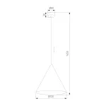 Подвесной светильник TK Lighting Cono 10065