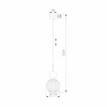 Подвесной светильник TK Lighting Sophia Green Cognac 11145