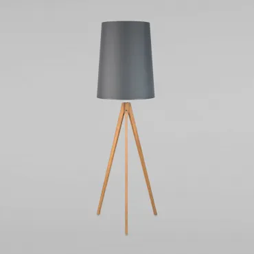 Напольный светильник TK Lighting Walz 5046 светлое дерево/хром  