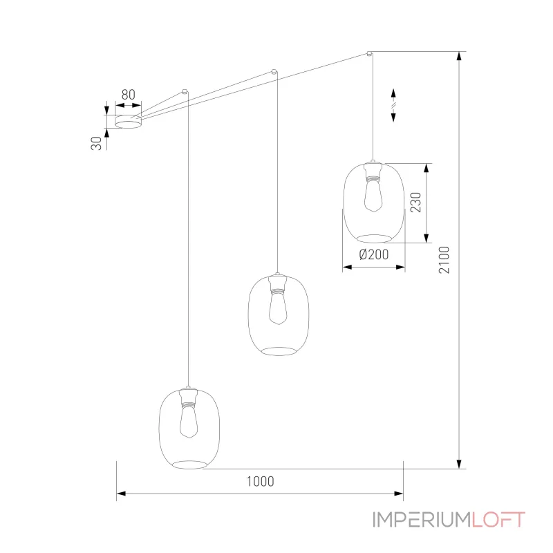 Подвесной светильник TK Lighting Elio 5972 Elio