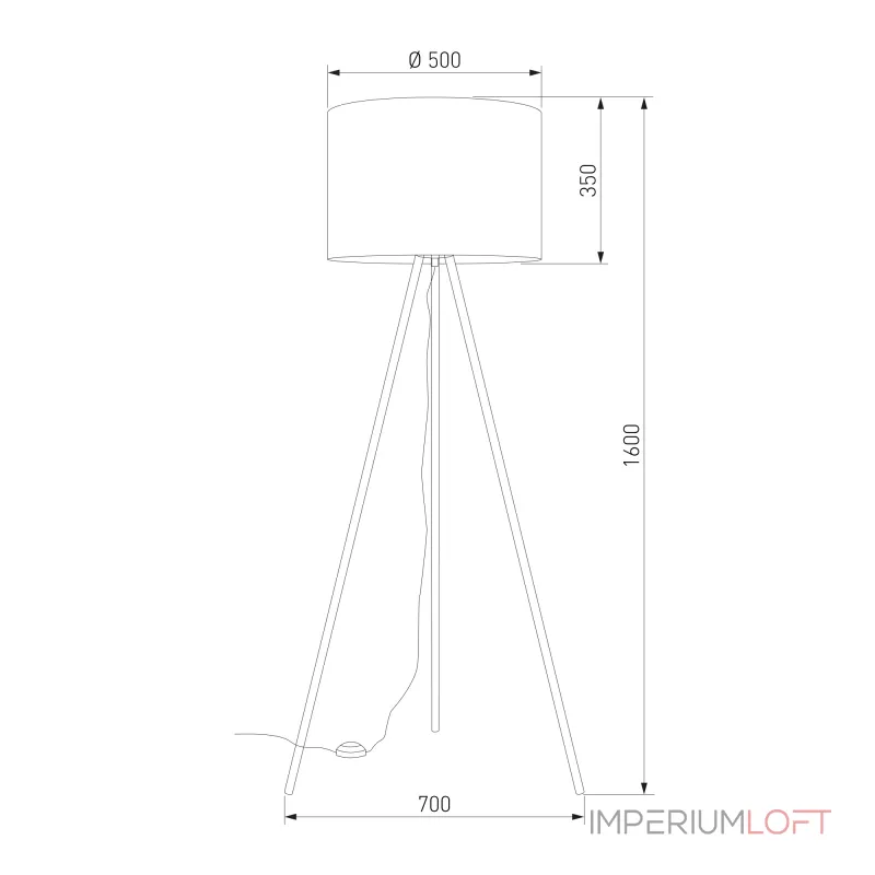 Напольный светильник TK Lighting Umberto 16032
