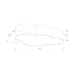 Настенный светильник TK Lighting Cloud 6072