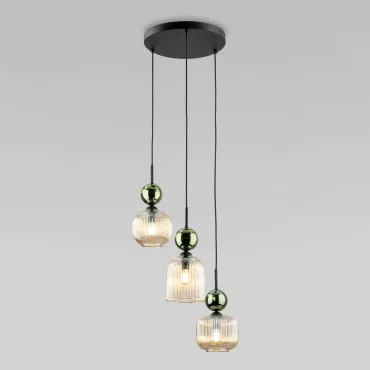 Подвесной светильник TK Lighting Sophia Green Cognac 11148 Подвесной светильник TK Lighting Sophia Green Cognac 11148