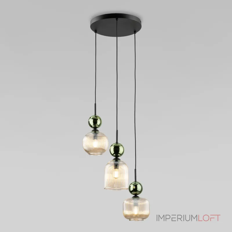 Подвесной светильник TK Lighting Sophia Green Cognac 11148 Подвесной светильник TK Lighting Sophia Green Cognac 11148