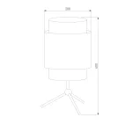 Настольный светильник TK Lighting Boho 5567 Boho Black