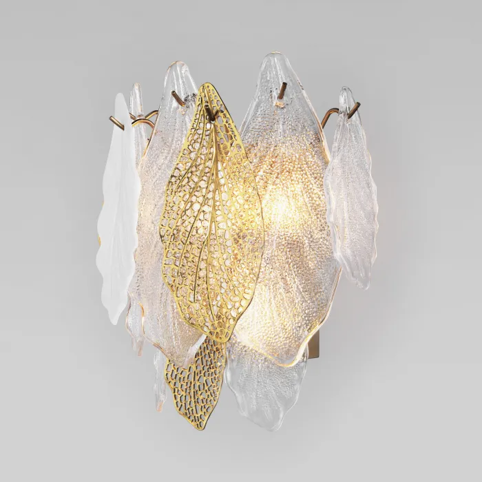 Настенный светильник с фактурным стеклом Bogate's Leaf a065317 от ImperiumLoft