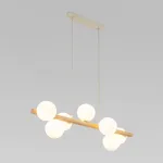 Подвесная люстра TK Lighting Estera Wood 5905
